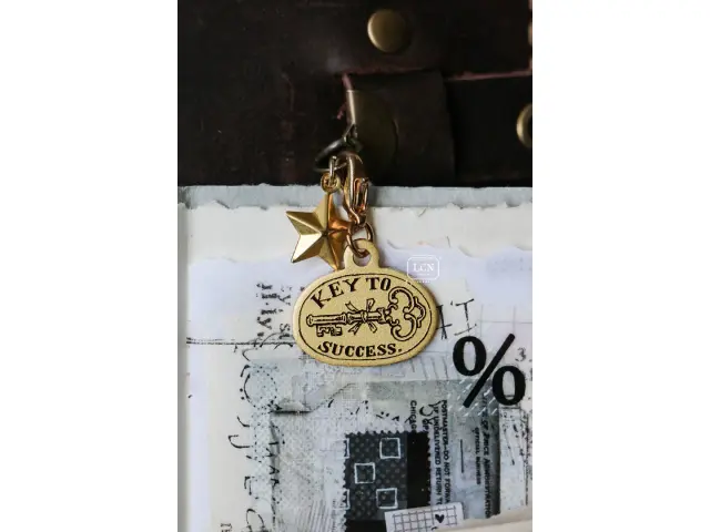Pre-Order LCN Brass Charm - Key To Success