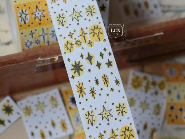 LCN Label Sticker Roll - Hand Draw White