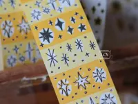 LCN Label Sticker Roll - Hand Draw Yellow