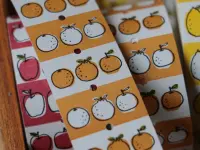 LCN Label Sticker Roll - Tangerine
