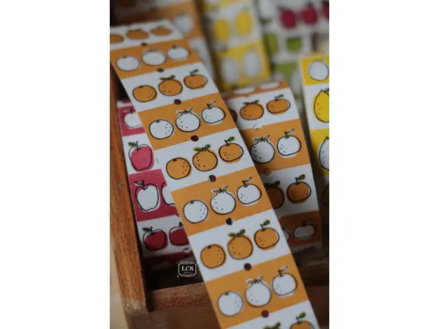LCN Label Sticker Roll - Tangerine