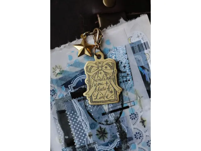 LCN Brass Charm - Love