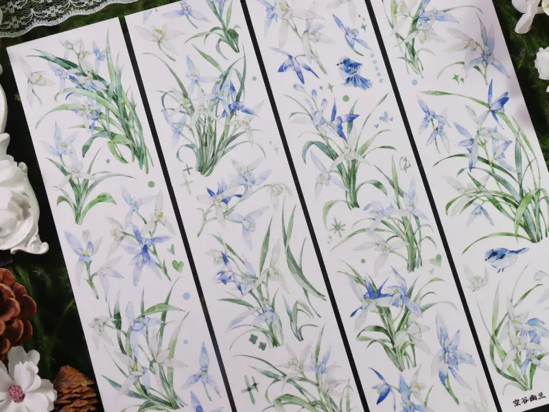 Zhaoxi Studio Washi Tape Sample - Grace in Solitude