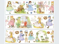 Mist Studio Washi Tape Sample - Rose’s Afternoon Tea