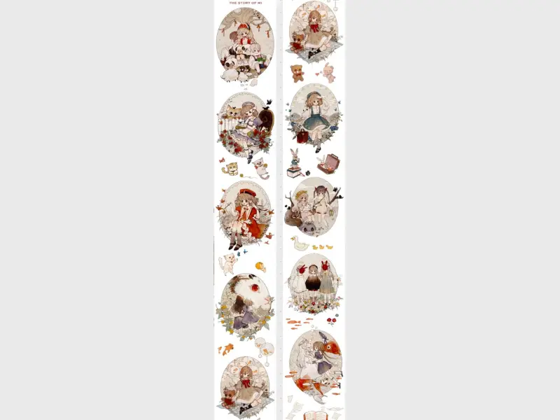 Mist Studio Washi Tape Sample - Old Fairy Tale