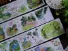 Meowpaji Washi Tape Sample - Forest Garden Landscape