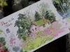 Meowpaji Washi Tape Sample - Forest Garden Landscape