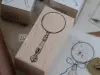 LCN Rubber Stamp  - Magnifying Glass L