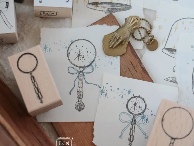 LCN Rubber Stamp  - Magnifying Glass S