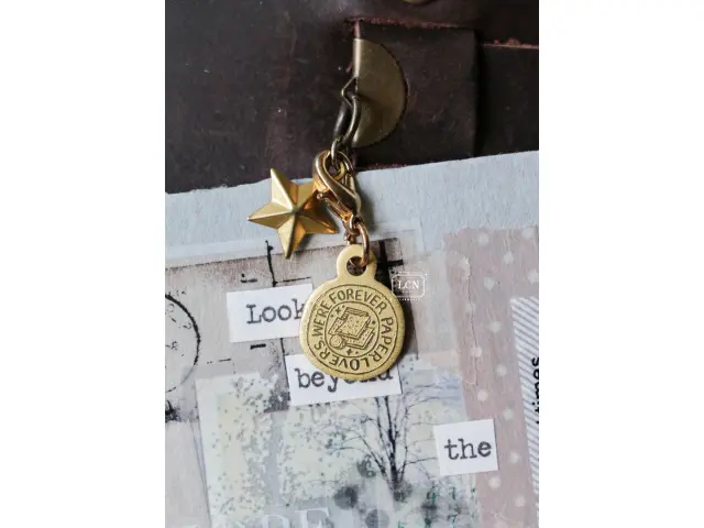 Pre-Order LCN Brass Charm - Paper Lovers