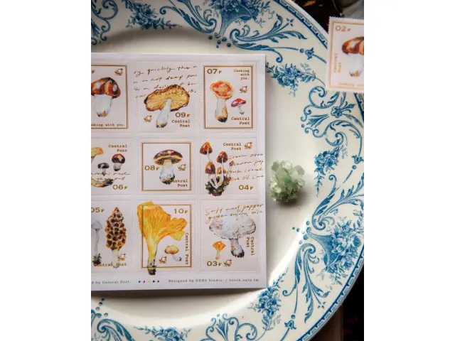 OURS Stamp Sticker Set - Mushroom Recipe