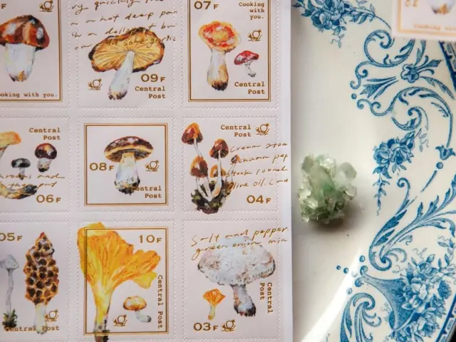 OURS Stamp Sticker Set - Mushroom Recipe