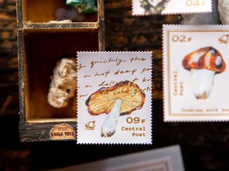 OURS Stamp Sticker Set - Mushroom Recipe