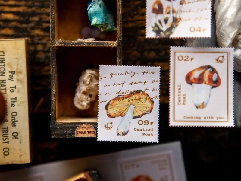 OURS Stamp Sticker Set - Mushroom Recipe