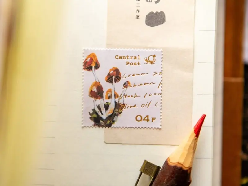 OURS Stamp Sticker Set - Mushroom Recipe