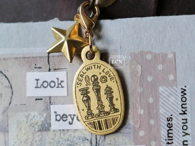 Pre-Order Pre-Order LCN Brass Charm - Seal With Love