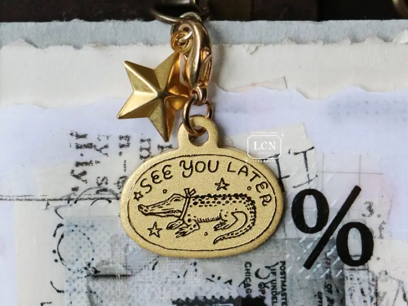 Pre-Order Pre-Order LCN Brass Charm - See You Later