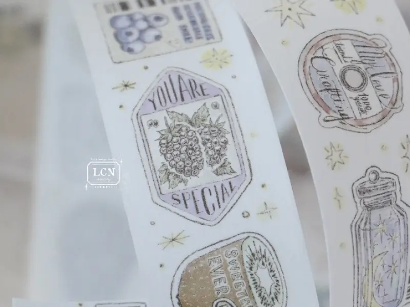 Pre-Order LCN Washi Tape - Sticker Club Life