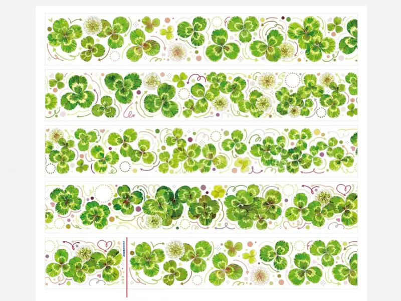 TIBR Washi Tape Sample - White Wildgrass