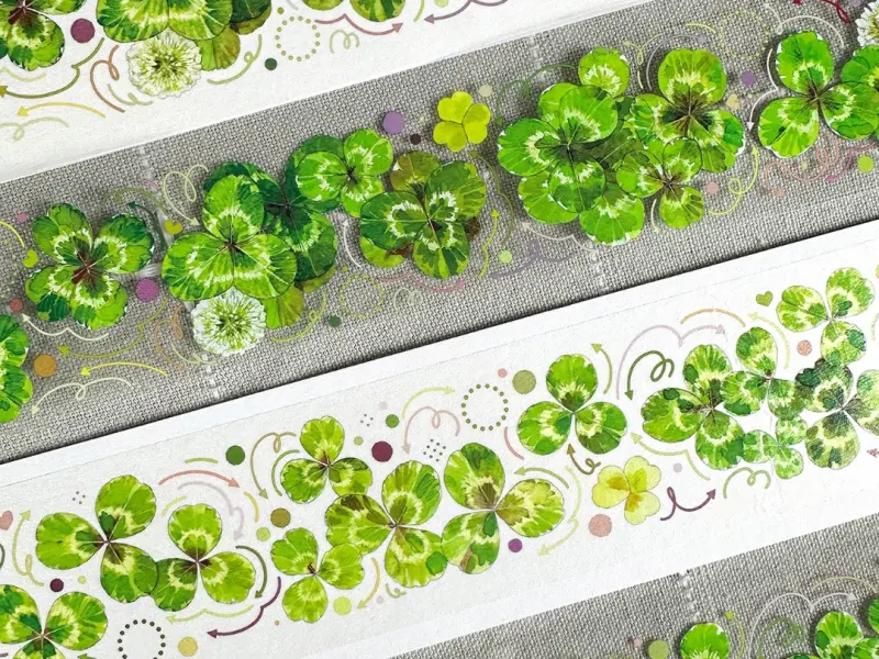 TIBR Washi Tape Sample - White Wildgrass