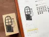 Stamp Marche Rubber Stamp - Peeking From The Door