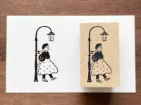 Stamp Marche Rubber Stamp - Under the Streetlamp