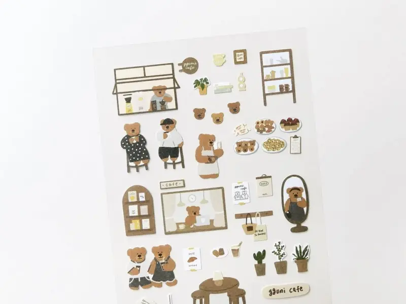 Suatelier Stickers 1145 - Ggumi Cafe