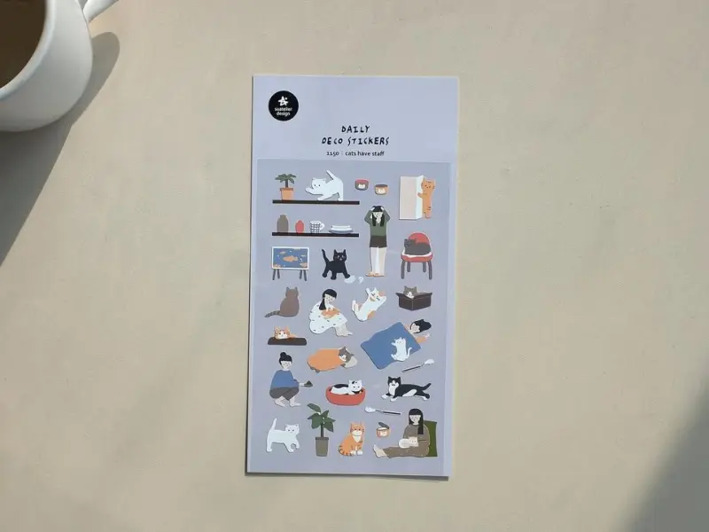 Suatelier Stickers 1150 - Cats Have Staff