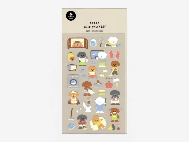 Suatelier Stickers 1159 - Cleaning Day