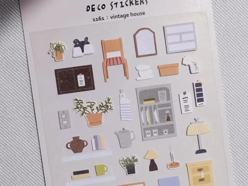 Suatelier Stickers 1161 - Vintage House