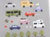 Suatelier Stickers 1166 - Cars