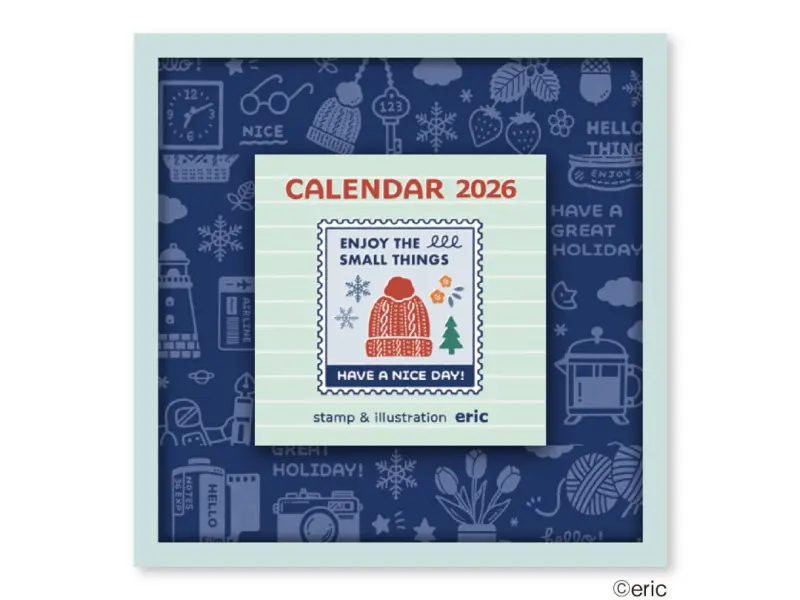 Eric Päivästä-Päivään 2026 Kalenteri - Värit