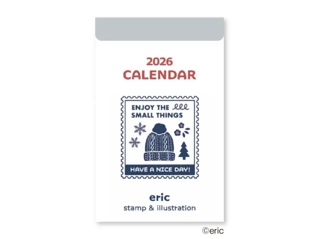 Eric Päivästä-Päivään 2026 Kalenteri