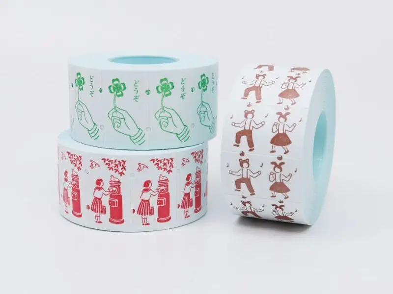 36 SUBLO x Rakui Hana Label Roll Stickers - Lucky Clover
