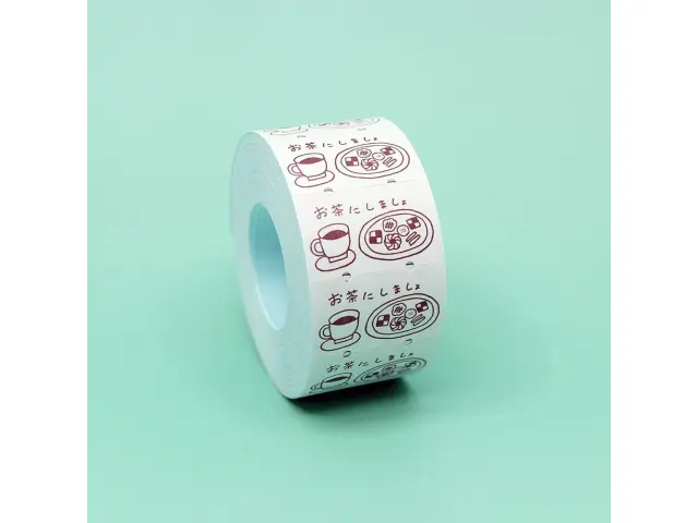 36 SUBLO x Necktie Label Roll Stickers - Let's Have Tea