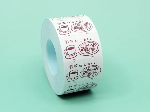 36 SUBLO x Necktie Label Roll Stickers - Let's Have Tea