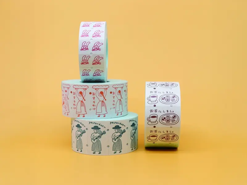 36 SUBLO x Necktie Label Roll Stickers - Sharing