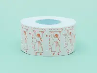 36 SUBLO x Necktie Label Roll Stickers - Sharing