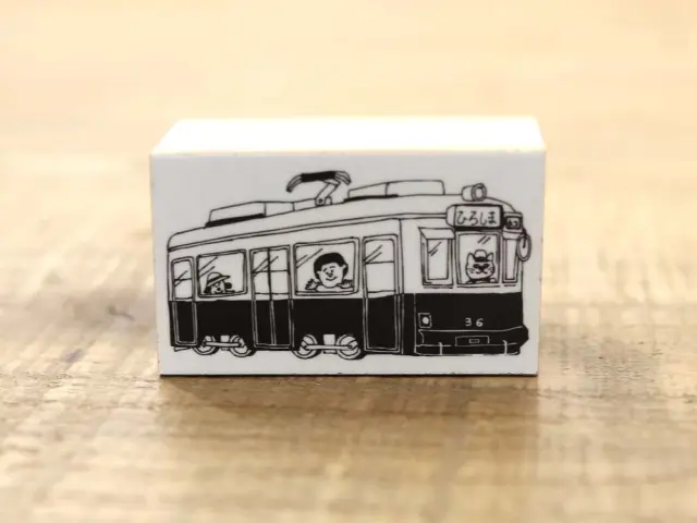 36 SUBLO x Shiho Hoshino Stamp - Tram Ride