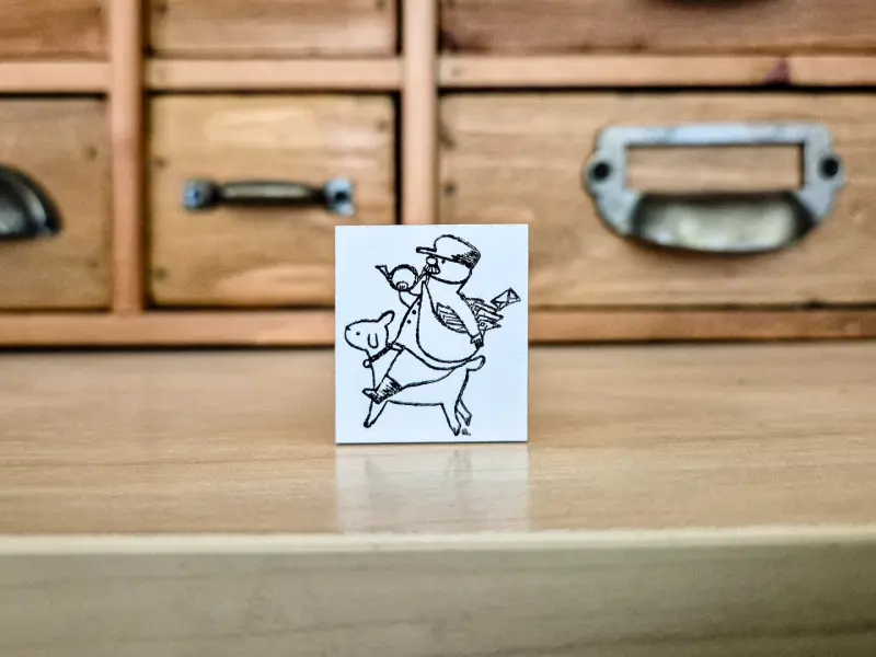 36 SUBLO Stamp - Posuyama on Goatback