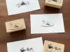 Stamp Marche Rubber Stamp - Tea Time in Style