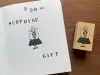 Stamp Marche Rubber Stamp - A Secret Gift
