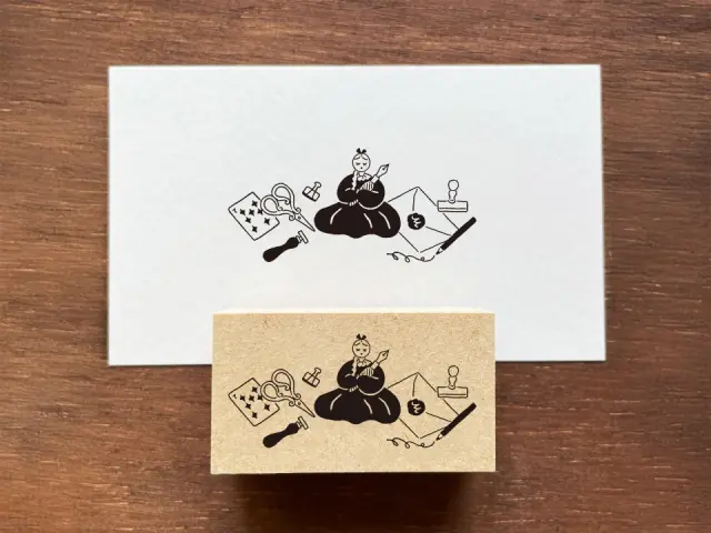 Stamp Marche Rubber Stamp - Land of Stationery 