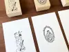 Stamp Marche Rubber Stamp - Putting on Makeup