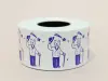 36 SUBLO x Rakui Hana Label Roll Stickers - Bear Gentleman