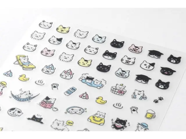 Midori Planner Stickers - Cat Pattern 4