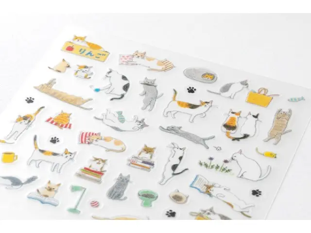 Midori Planner Stickers - Cat Pattern 3