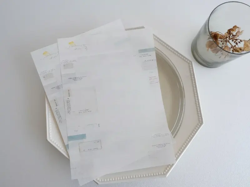Yohaku Letter Set M176 - Monologue