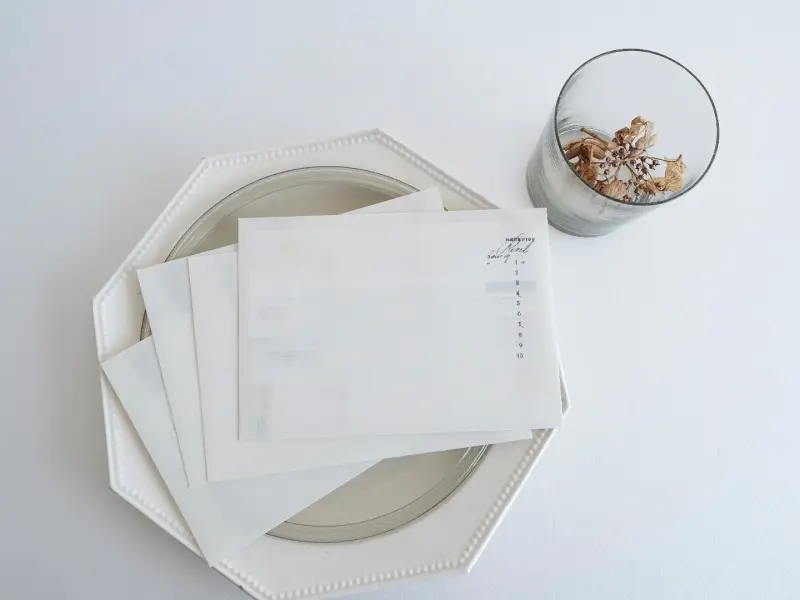 Yohaku Letter Set M177 - Music