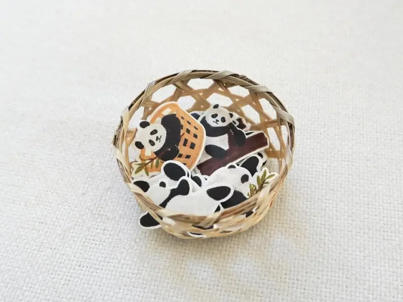 Suatelier Flake Stickers No.302 - Baby Panda